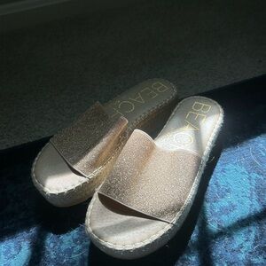 Platform sandals size 8
